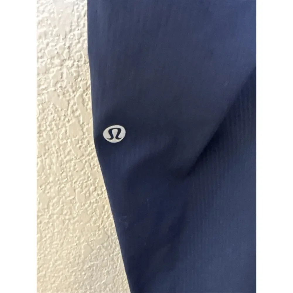 LULULEMON Dance Studio Pants Mid Rise Crop Joggers Size 6 Blue 27” Inseam